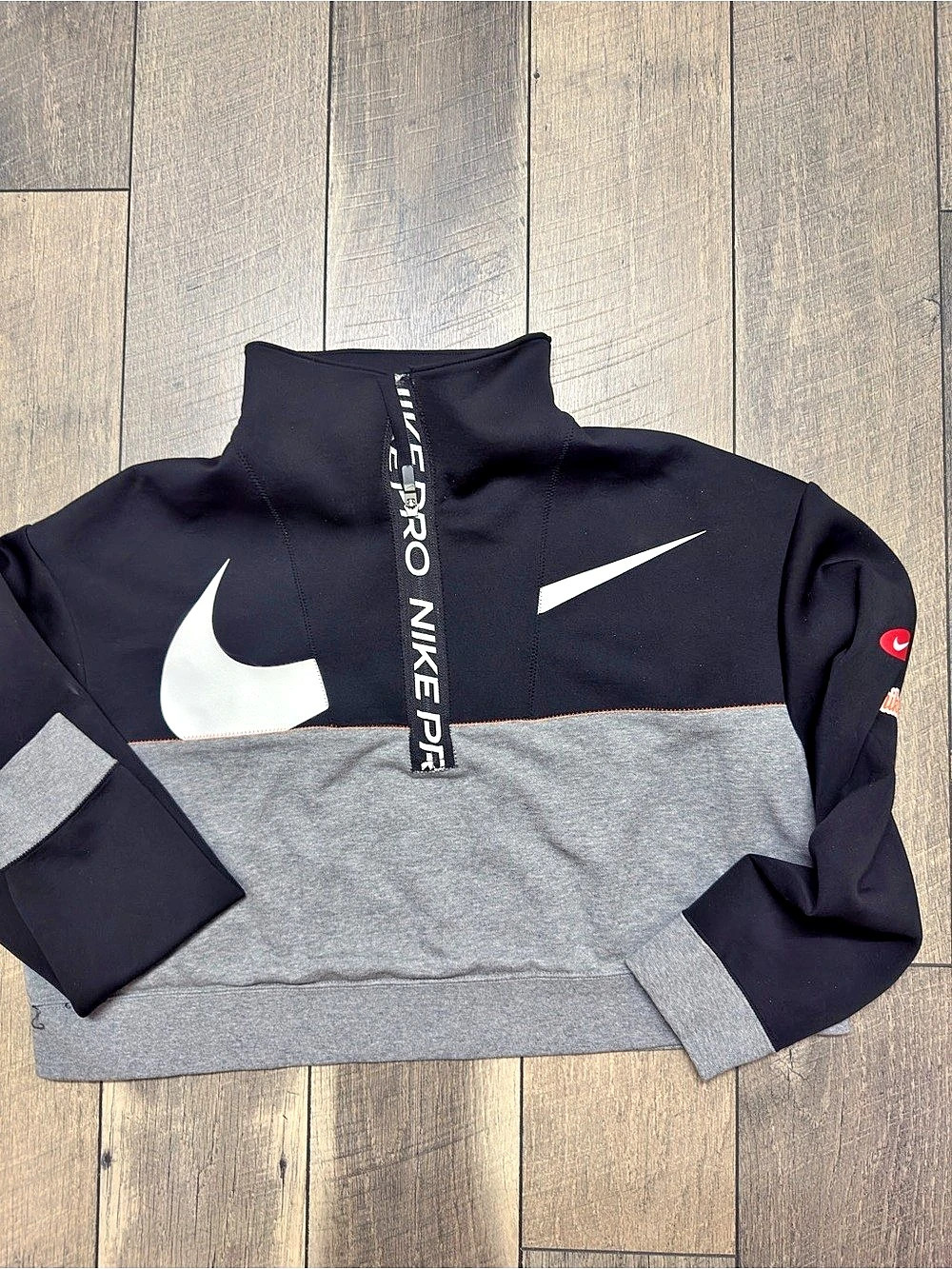 Nike Pro Color Block Dri-FIT Pullover Size Medium